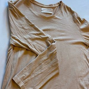 zara relaxed long sleeve tee
